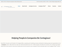 Tablet Screenshot of contagioustalk.com